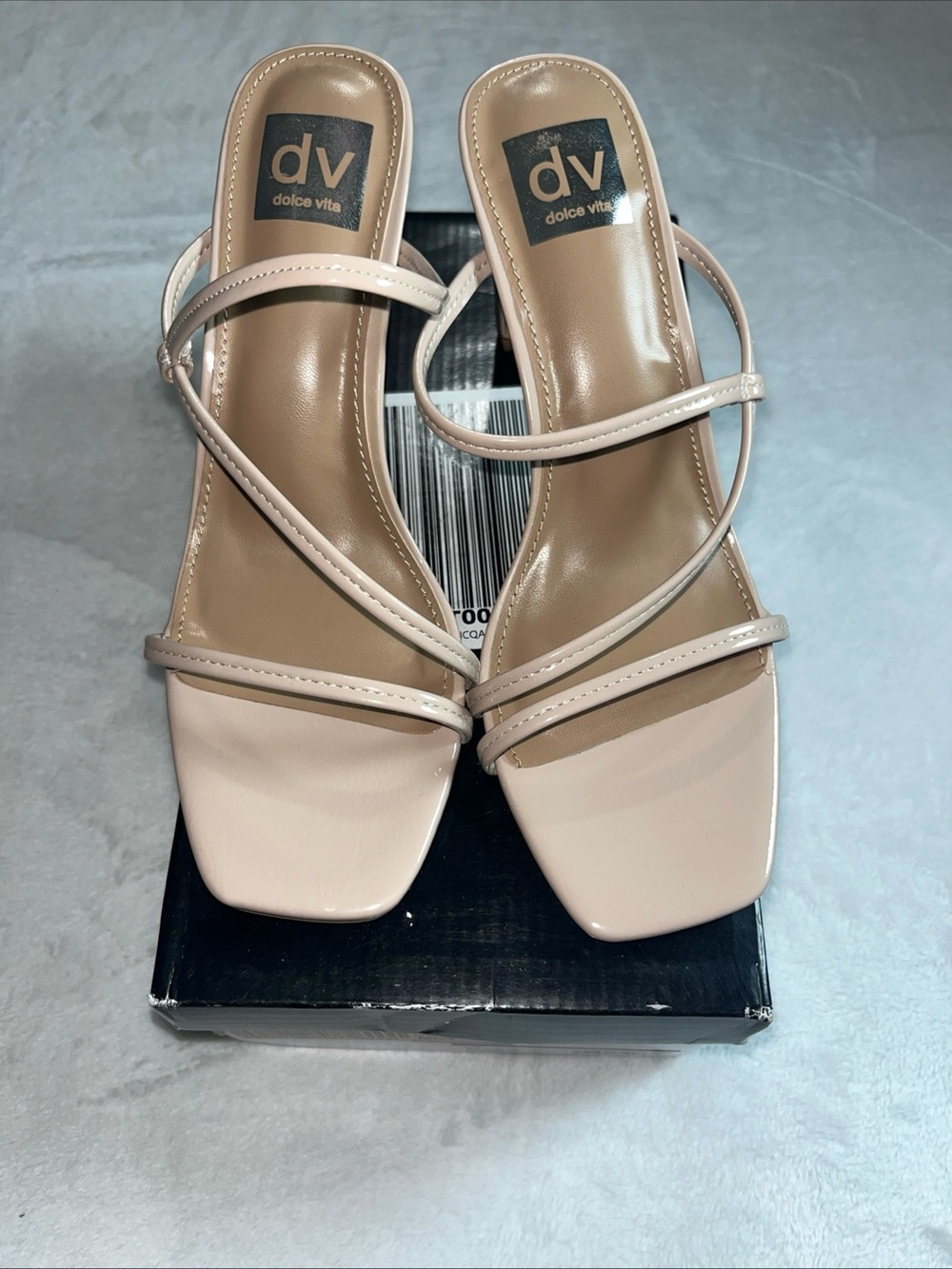 Dress Sandals  DV Dolce Vita Women's Strappy Slip-On Size 8 Starlit Blush